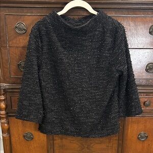 Vince Camuto 3/4 Sleeve Boat Neck Festive Top XS